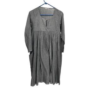 Injiri Cotton Dress Gray Size 38